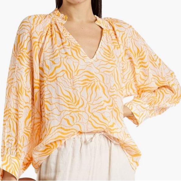 Newjoie Cotton Voile Blouse